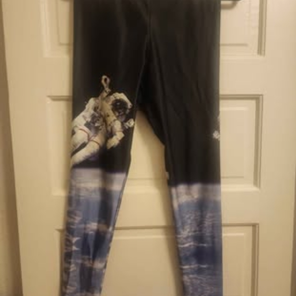 Space Astronaut Leggings Black Milk workout Halloween costume